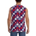 thumbnail image 4 of Fotbe golf Men's Camiseta sin Mangas Estampada para Hombres, Playera Casual para Gimnasio, Entrenamiento, Playa-Medium, 4 of 7