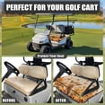 thumbnail image 4 of Whosucclay Calf Pumpkin Pattern Golf Cart Seat Cover, Breathable 4 Storage Pockets Anti-Slip Golf Cart Seat Towel Blanket for EZGO Club Car Yamaha, 52.36" x 32.28", 4 of 7