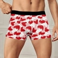 thumbnail image 2 of SJLDQY Valentines Mens Boxer Briefs Valentine's Day Sexy Lip Graphic Boxer Briefs for Men Soft Breathable Boxer Shorts for Men, 2 of 4
