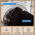 thumbnail image 6 of GORILLA GRIP Ultra Absorbent Grippy Doormat for Muddy Dog Paws, Machine Washable Soakstopper Rugs Cleaner Floors, Bed Mat for Dirty Dogs, Indoor Entrance Door Rug Pet Bed Mats 24x17 Black, 6 of 10