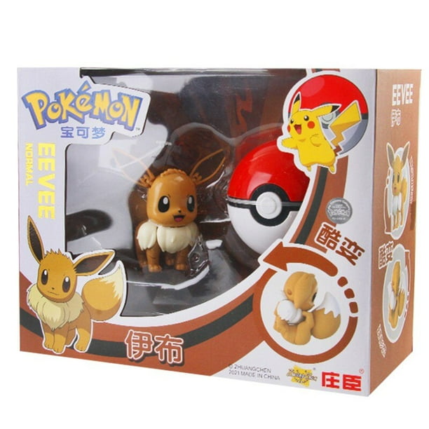 Pokemon Figures Ball Pocket Monsters, Pikachu Caja de regalo, Jouets de NoëlUna caja zhangyuxiang unisex