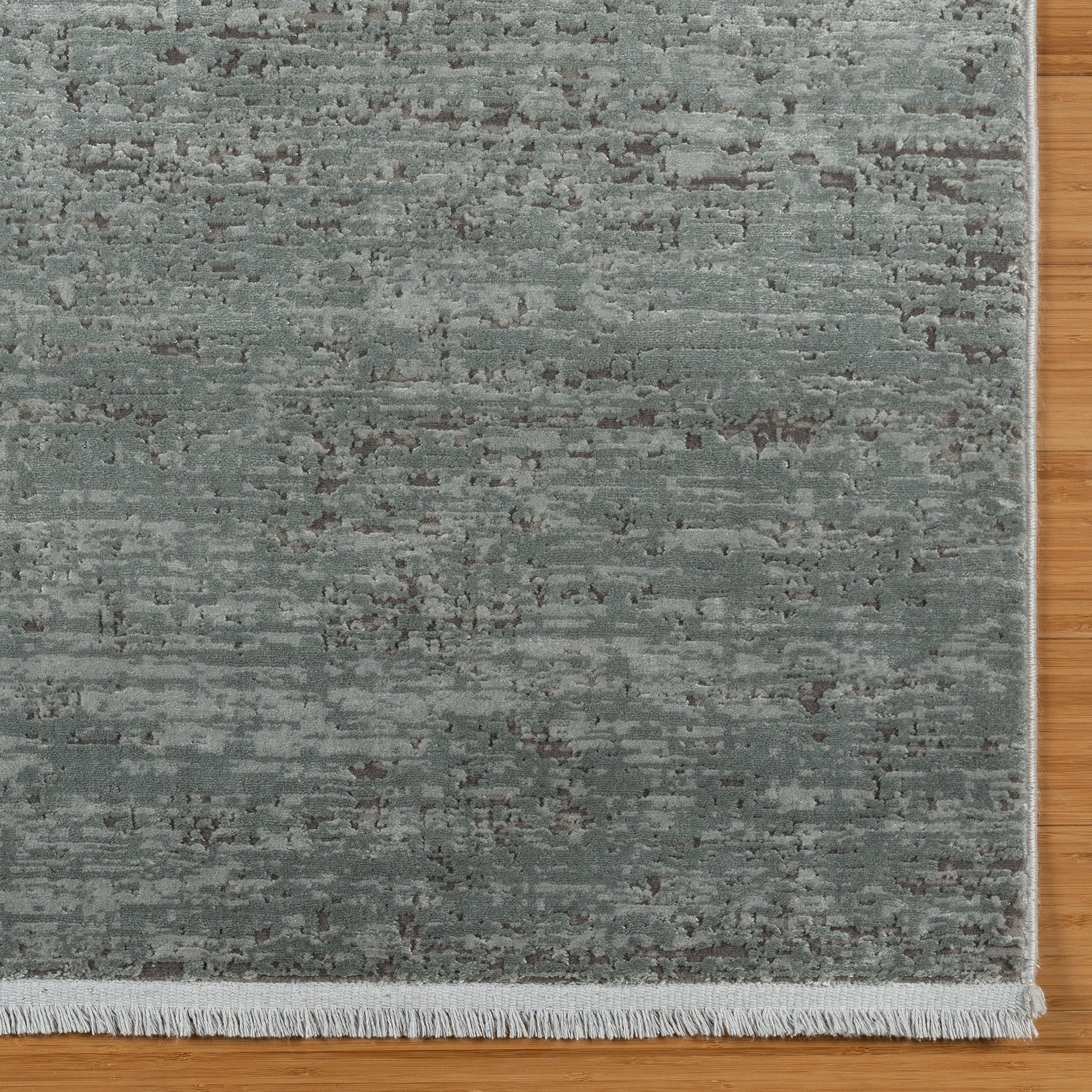Gertmenian Florance Asti Modern Solid Color Teal Indoor Area Rug, 8x10