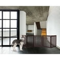 thumbnail image 2 of Dynamic Accents Highlander Series Solid Wood Pet Gate - 5 Panel Walk Through - Mahogany-Color:Mahogany,Style:32" High - 5 Panel Walk Through, 2 of 2