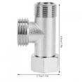 thumbnail image 4 of Corrosion- And Durable 3 Way Diverter Valve, Flushing Valve, For Toilet Home, 4 of 8