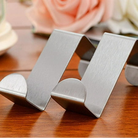 

TANGNADE Simple and durable 2PC Door Hook Kitchen Cabinet Clothes Hanger