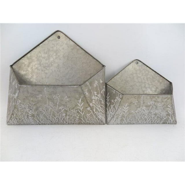 Envelope Shaped Wall Planters, Set of 2