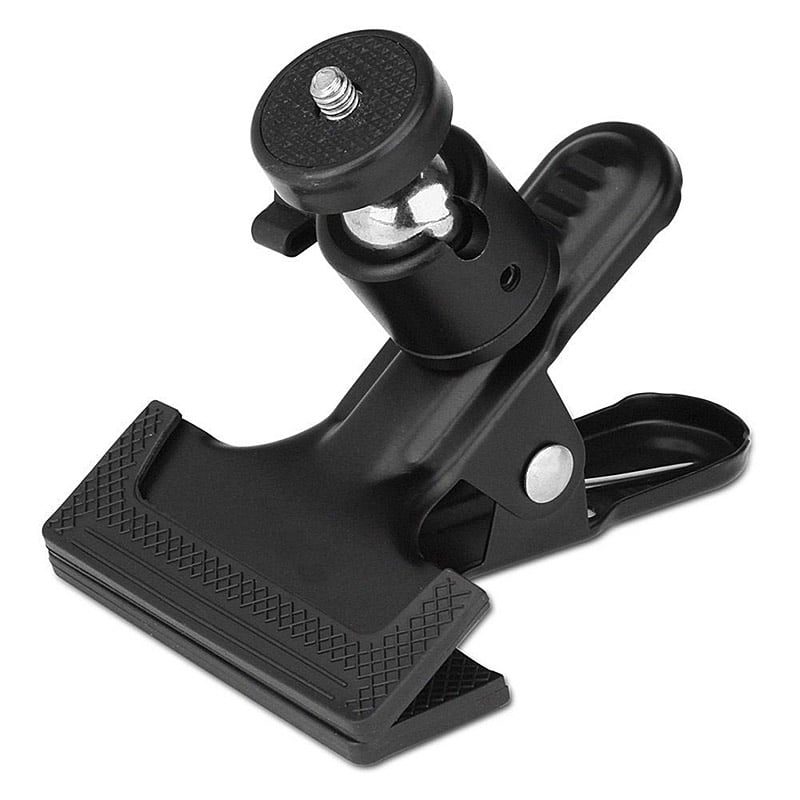 Universal Clamp Holder Mount with Standard Ball Head 1/4 Screw for