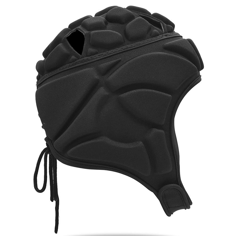 Homyl Premium Adjustable Soccer Sports Helmet Football Lacrosse Goalkeeper Head Guard Protector Hat 