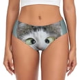 thumbnail image 1 of Fotbe Funny Cat Calzones Estampados para Mujer – Ropa Interior de Algodón, Cómoda, Suave y Elástica-XX-Large, 1 of 6