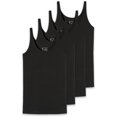 thumbnail image 1 of SCHIESSER Top con Tirantes para Mujer, Paquete de 4 - Single Jersey, Serie 95/5, uni Negro L (Large), 1 of 3