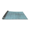 thumbnail image 2 of Ahgly Company Indoor Square Abstract Light Blue Modern Area Rugs, 5' Square, 2 of 4