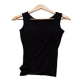 thumbnail image 2 of Cheers Débardeur Sport Sans Manches en Modal pour Femmes, Col en U, Couleur Unie, 2 of 7