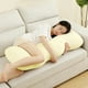 thumbnail image 1 of Almohada corporal fresca para adultos, almohada extra larga para cama, almohadas de espuma triturada con núcleo completo., 1 of 7