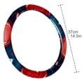 thumbnail image 4 of Electrocardiogram 14.5 Inch Printing PVC Leather Car Wheel Cover Steering Wheel Cover Auto Accessories, 4 of 6
