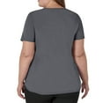 thumbnail image 3 of Scrubs for Women Short Sleeve Plus Size Scrubs Nursing Uniforms for Women T-Shirts Casual Caregiver T Shirts, 3 of 5