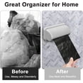 thumbnail image 5 of 3 Pcs Fine Liner Trash Bag Holder Dispenser, Wall Mounted Plastic Bag Organizer with Trash Bags 100 Counts, Garbage Bag Holder Under Sink for Bottom of Can for Kitchen Cabinet, 5 of 7