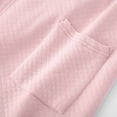 thumbnail image 6 of Bovxnpu Robes for Women, Women's Robe Soft Long Bathrobe Warm Fleece Shawl Collar Spa Robe Winter Women Home Wear, 6 of 7