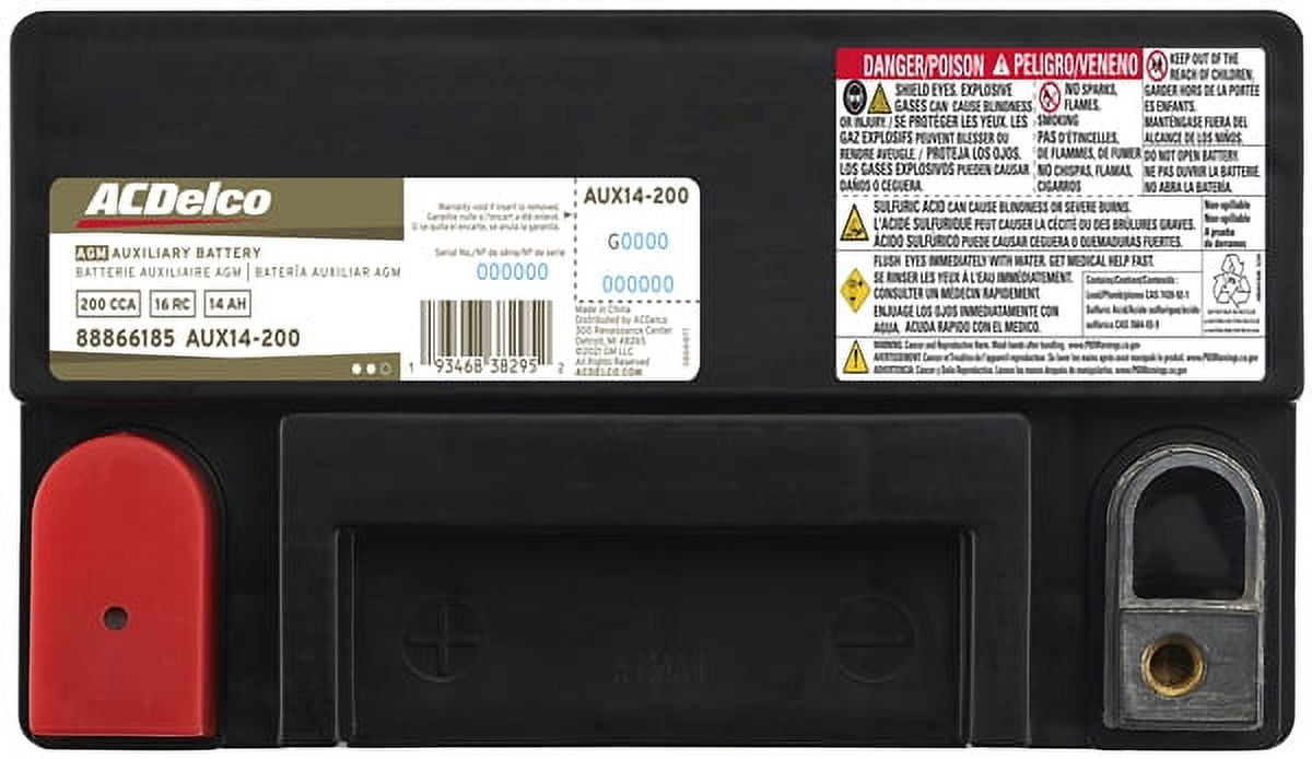 ACDelco Auxiliary Battery