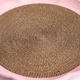 thumbnail image 6 of Bvdfgk Cat Scratcher Pet Supplies Circle Scratcher Pad for Indoor Cats Kitty Kitten Pink, 6 of 9