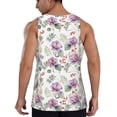 thumbnail image 2 of Sigee Orchids Flowers for Men's Workout Tank Top, Athletic Gym Sleeveless Shirt - Quick Dry, Lightweight, Breathable Large, 2 of 9