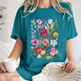 thumbnail image 2 of White Blouse for Women Dressy Casual Summer Women Workout Tops Loose Womens Tops Dressy Casual Fashion Summer Blouses Crew Neck Tops Grey, 2 of 6