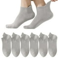 thumbnail image 5 of Kmdttou 6 Pairs Man Socks Mesh Ventilation Non Slip Liner Footies Thin Socks Lightweight Socks Socks Winter-Gifts for Women/Men-Warm Thick Soft, 5 of 8