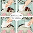 thumbnail image 5 of Fall Pumpkin Fitted Round Tablecloth Autumn Leaves Yellow Small Round Table Cover with Elastic Edge Wipeable Holiday Circle Table Cloths for Outdoor Party Patio Kitchen Decor Fit for 40"-44" Table, 5 of 6