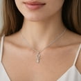 thumbnail image 2 of Eternity Egyptian ANKH Cross .925 Sterling Silver Pendant Necklace, 2 of 8