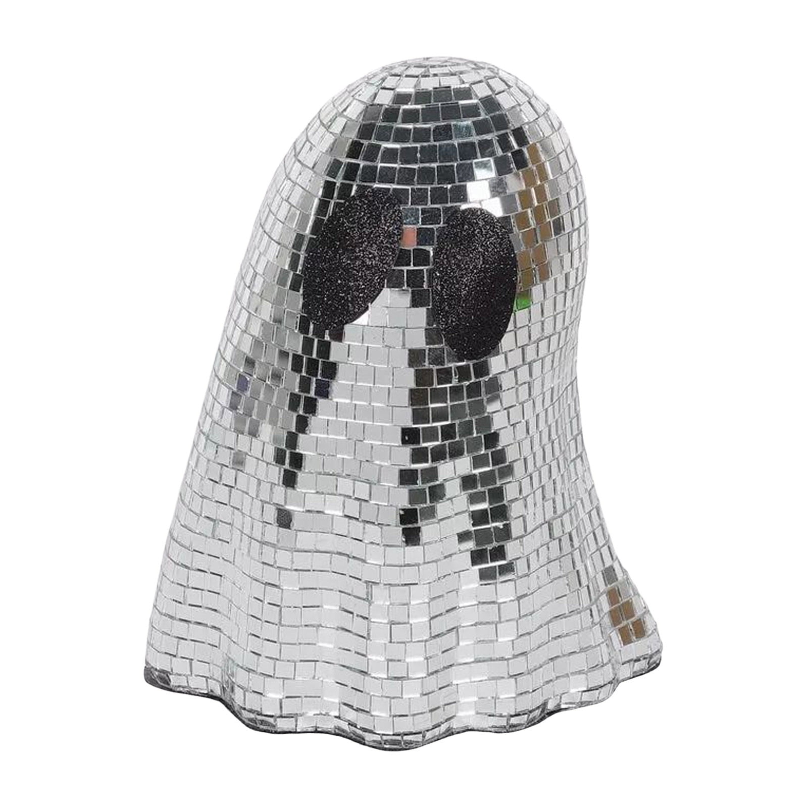 Novelty Disco Ball Figurine Halloween Ornament Plastic Tabletop Statue Decor for Living Room Bedroom Mantel Home Party Supplies