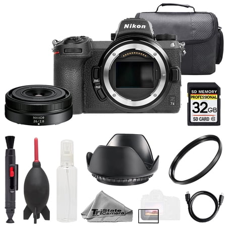 Nikon Z 7II + NIKKOR Z 26mm f/2.8 Lens +32GB + Bag+ UV Filter- Basic Kit (International Version)
