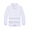 thumbnail image 3 of WOYY Big Boy's Polo Shirt Solid Color Long Sleeve T Shirt Children's Casual Undershirt, 3 of 3