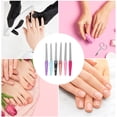 thumbnail image 6 of Unique Bargains 6 Pcs Double-sided Stainless Steel Nail Files Mixed Colors, 6 of 7
