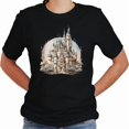 thumbnail image 3 of Victorian Cinderella Shirt, Magic Kingdom Castle Shirt Graphic Design Tee Tops Short Sleeve (Black-2X Large), 3 of 5