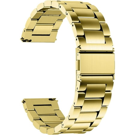 ANTHOUSE Quick Release Watch band, Stainless Steel Watch strap 16mm, 18mm, 19mm, 20mm, 22mm or 24mm