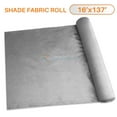 thumbnail image 5 of TANG Sunshades Depot 16' x 138' Shade Cloth 180 GSM HDPE Light Grey Fabric Roll Up to 95% Blockage UV Resistant Mesh Net, 5 of 5