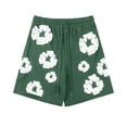 thumbnail image 1 of Pantalones cortos estampados informales para mujeres y hombres, tendencia de moda urbana con bolsillos, pantalones casuales, 1 of 3