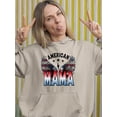 thumbnail image 2 of American Mama Oldschool Hoodie Women -Image by Shutterstock, Female XX-Large, 2 of 4