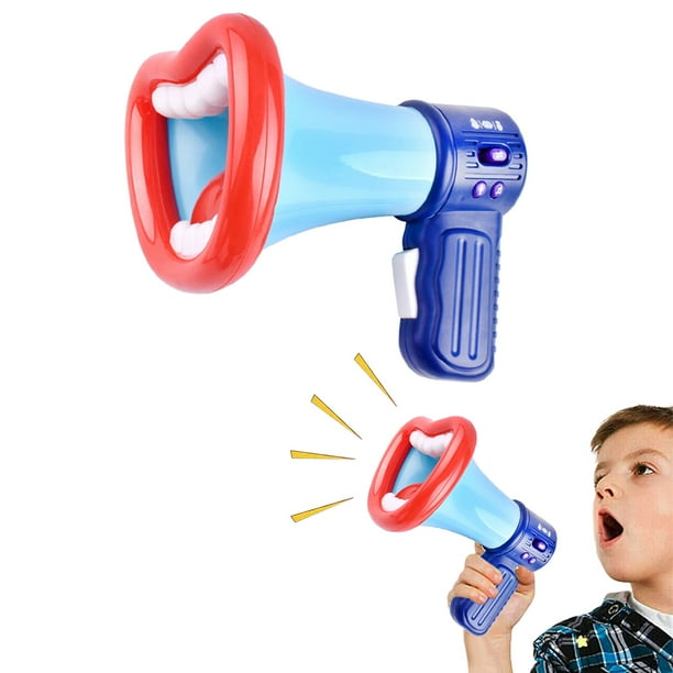 Novedad, bocina de juguete, cambiador de voz, altavoz para Halloween, altavoz que cambia de voz, amplifica el efecto de sonido, megáfono, regalo para niños