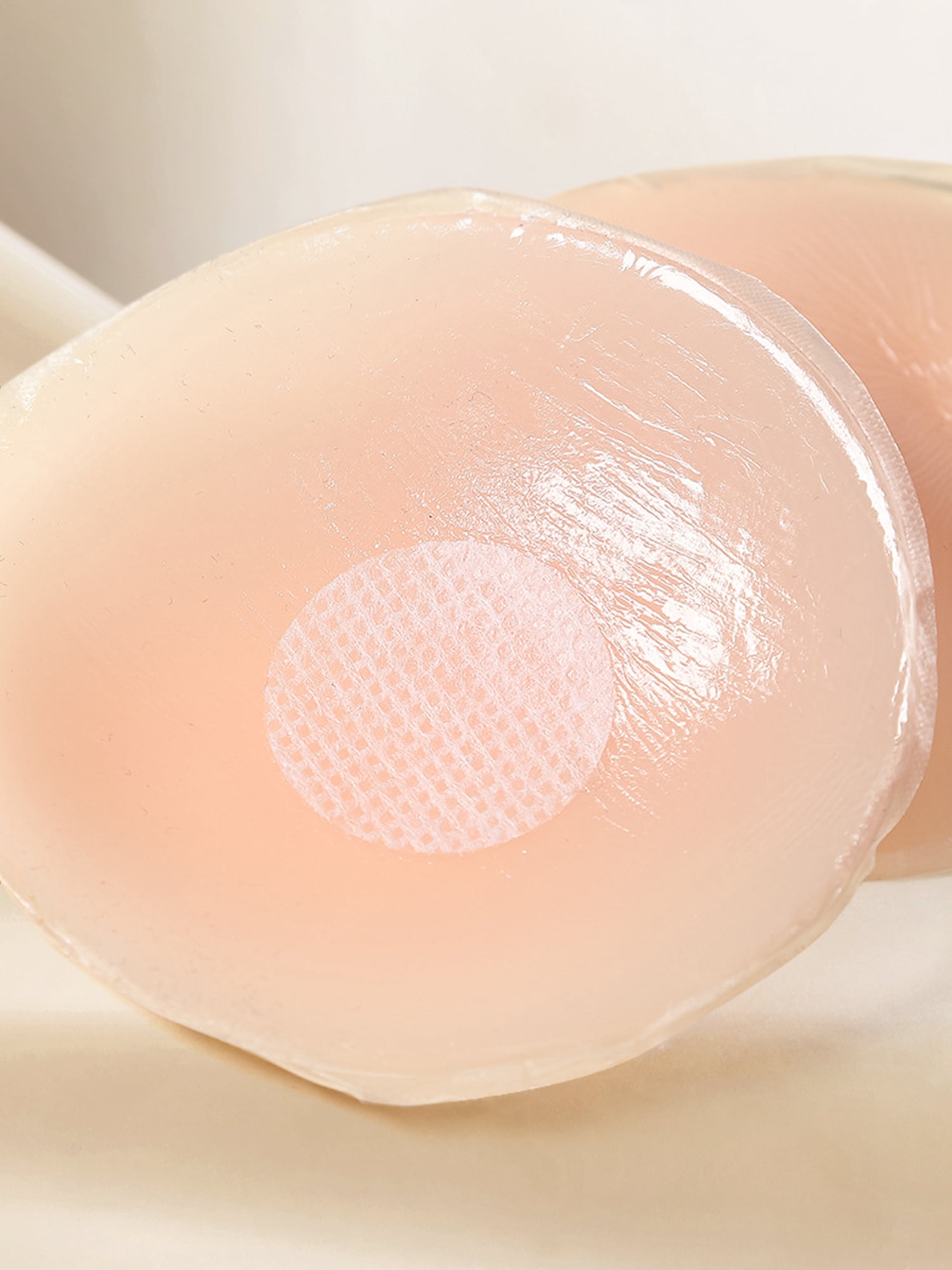 Unique Bargains Women's Nipple Covers Adhesive Bras M 6 Beige Heart