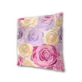 thumbnail image 3 of Blooming Roses Throw Pillow Covers Pillowcases 20 x 20 Inch Home Decor 2 Packs for Bedroom Sofa, 3 of 6
