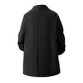 thumbnail image 3 of Fgnfyis Mens Winter Coat Winter Large Size Wool Blend Coat Loose Fit Mid Length Overcoat Anorak for Casual Wear Jacket for Men Black XXXL, 3 of 5