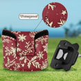 thumbnail image 6 of Haosy Snowflakes and Pine Branches Golf Mallet Putter Cover Strong Magnetic Leather Golf Club Headcover Closure, 6 of 7