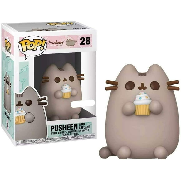Funko POP! Pusheen The Cat #28 - Pusheen con Cupcake Exclusi Funko POP