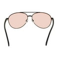 thumbnail image 3 of Aray Matte Black Aviator Night Driving Glasses Sunglasses in Rose Lens Unisex Adult., 3 of 5