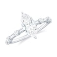 thumbnail image 5 of Empire Jewelry 1.6 Ct Marquise Cut Diamond Rings - 14K White Gold Plated Rings - Casual Daily Wear Ring for Women - Wedding Proposal Rings for Girlfriend - Unique Rings for Women - Proposal Ring, 5 of 5