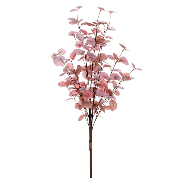 Vickerman 32" Peach Artificial Eastern Redbud Leaf Spray.