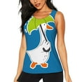 thumbnail image 3 of Goofa Goose Holding an Umbrella Printed Womens Workout Tops for Women Sleeveless Yoga Shirts Athletic Running Tank Tops Sleeveless Gym Clothes Workout Apparel-XX-Large, 3 of 9