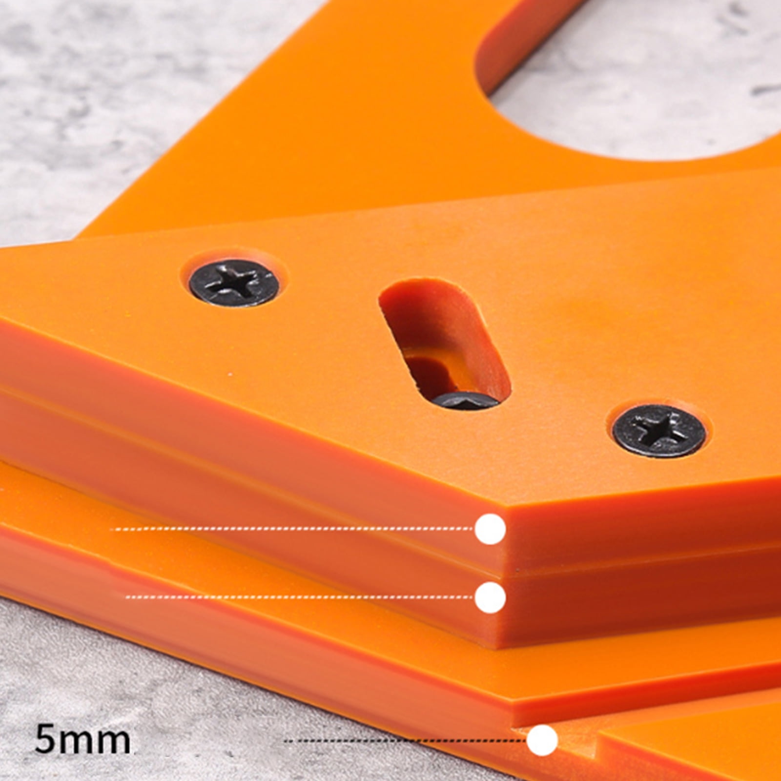 Heavy Duty 45/90 Degree Sawing Jig Compatible for Aluminum Trim & Molding Renovation Stability