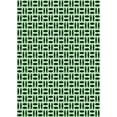 thumbnail image 1 of Ahgly Company Machine Washable Indoor Rectangle Transitional Dark Forest Green Area Rugs, 7' x 9', 1 of 7