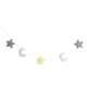 thumbnail image 5 of + Adornos de , Decoración para Colgar en , Colgante Hecho , Artesanías , Gris amarillo perfecl Decoración de pared de estrellas, 5 of 7